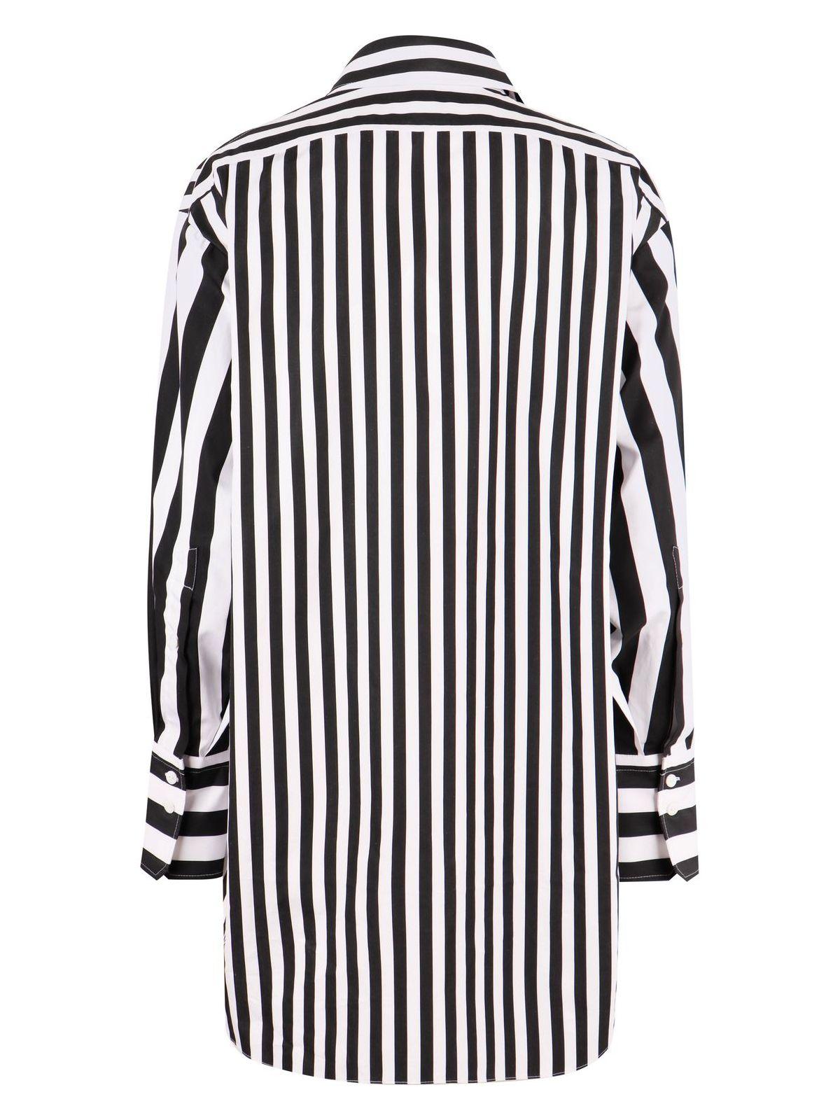 Patou Striped Cotton Shirtdress
