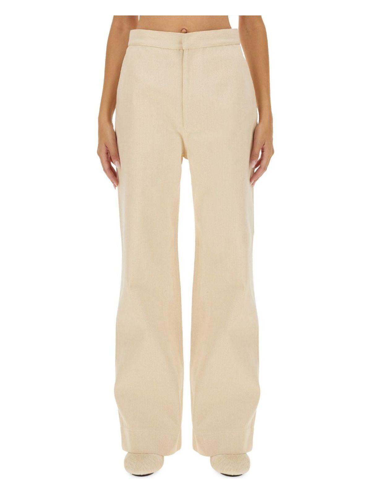 Jil Sander Women's Flared Pants in Ivory