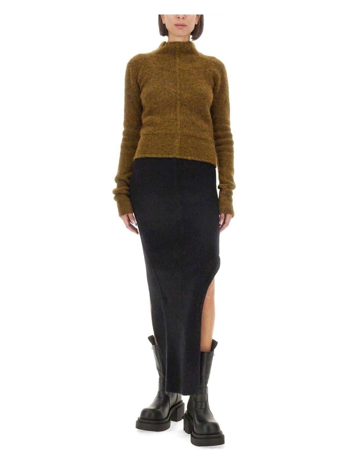 Rick Owens Women's Turtleneck Jersey Sweater in White
