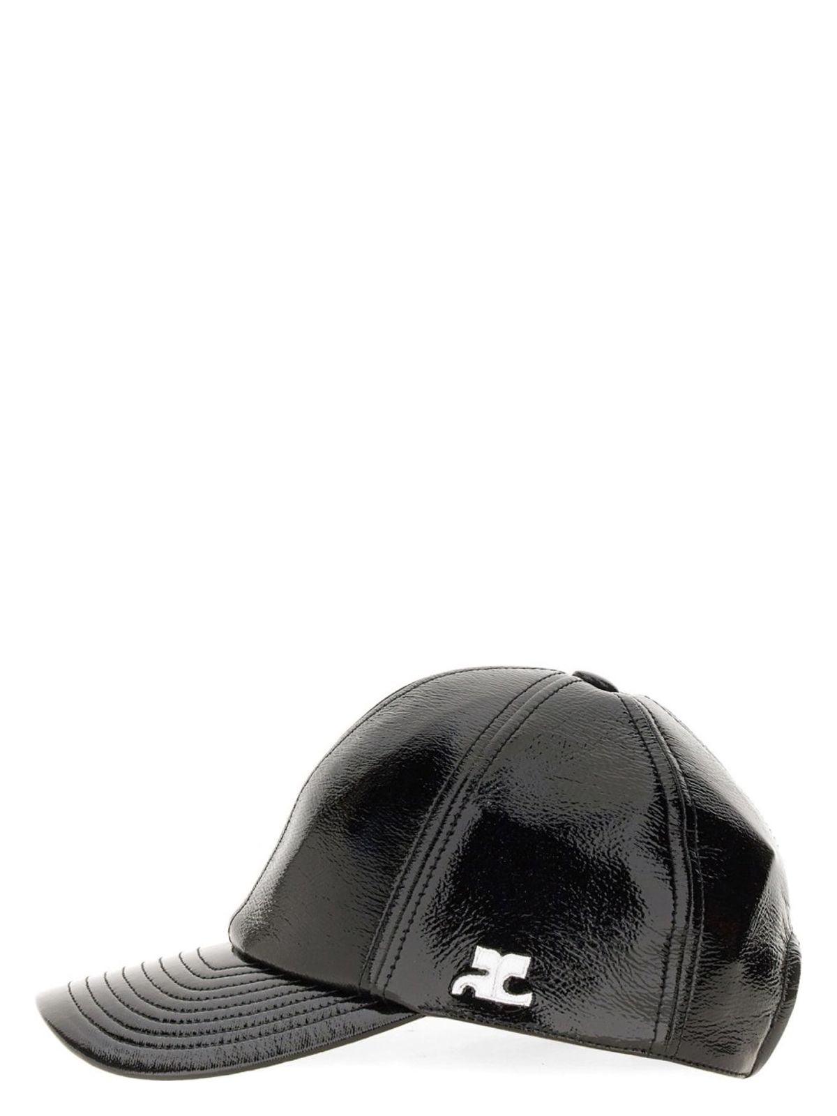 CourrÃ¨ges Courrèges Women's Baseball Cap in Black