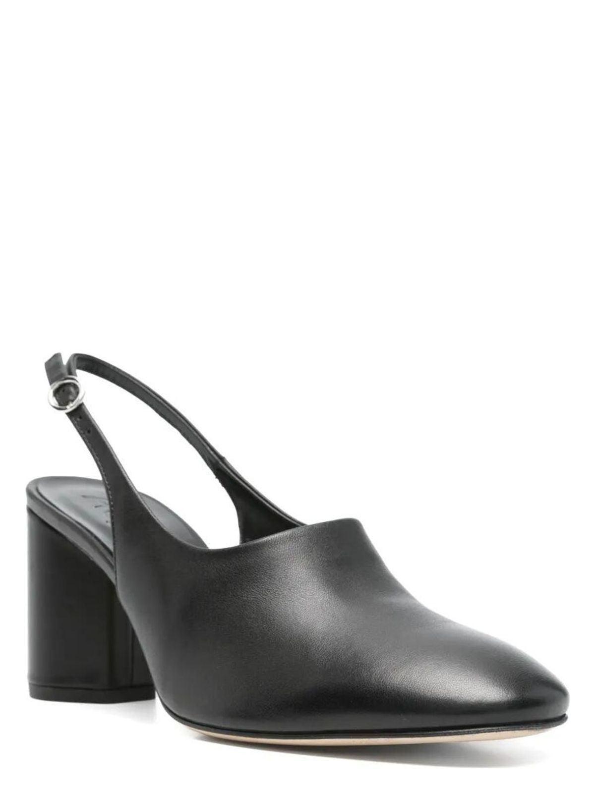 Aeyde Women's Jamila Nappa Leather Sandal in Black