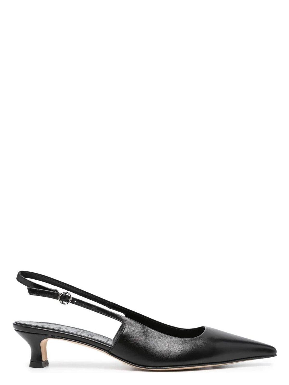 Aeyde Women's Catrina Nappa Leather Sandal in Black