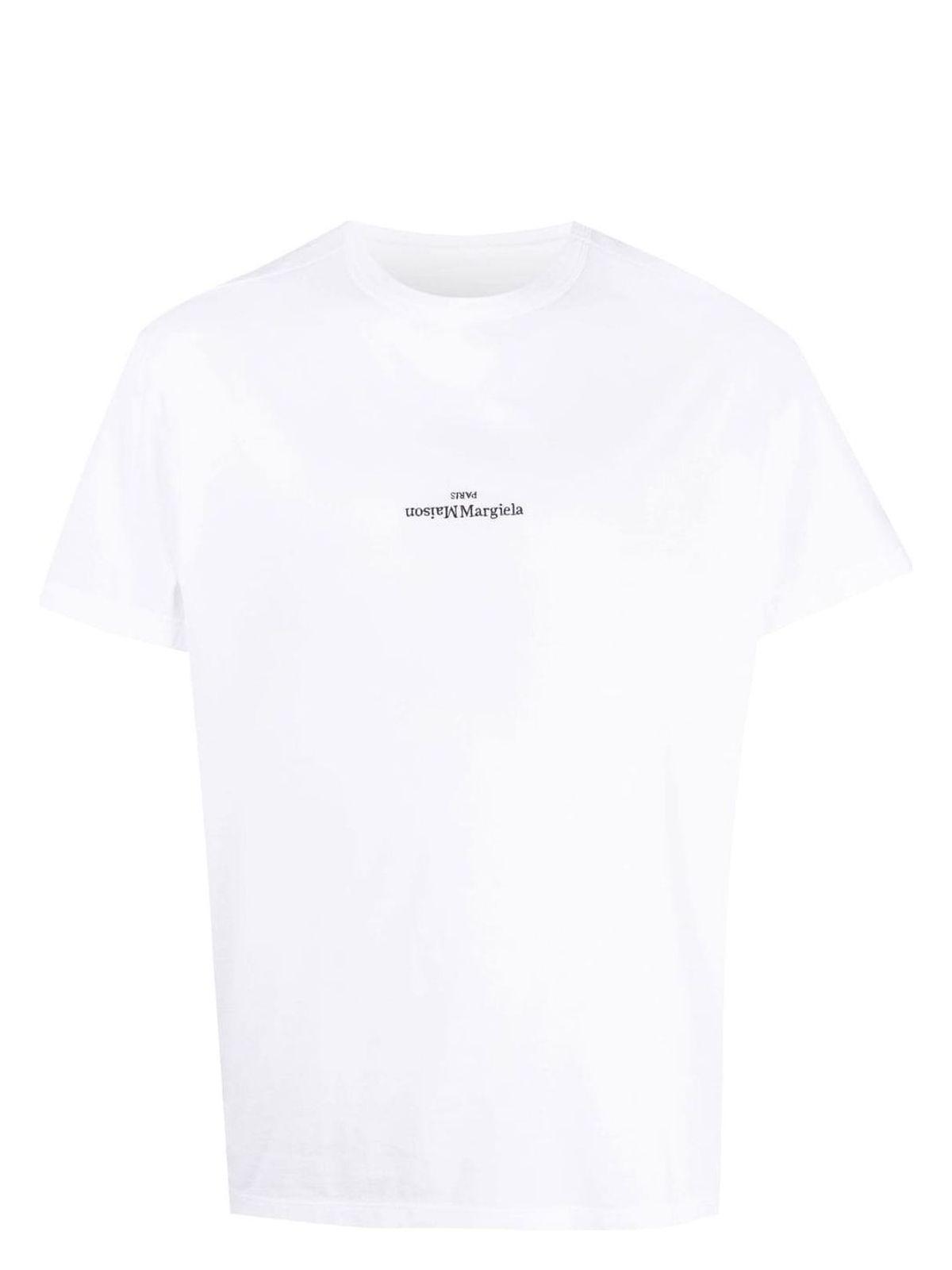 Maison Margiela Men's Distorted Logo T-Shirt