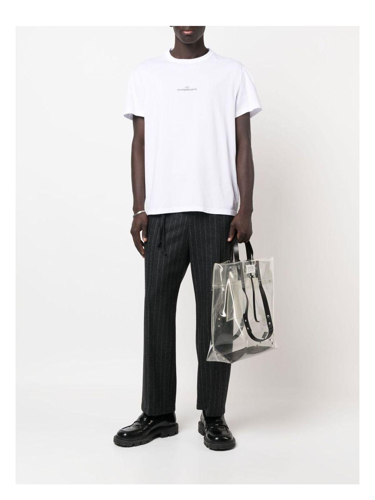 Maison Margiela Men's Distorted Logo T-Shirt