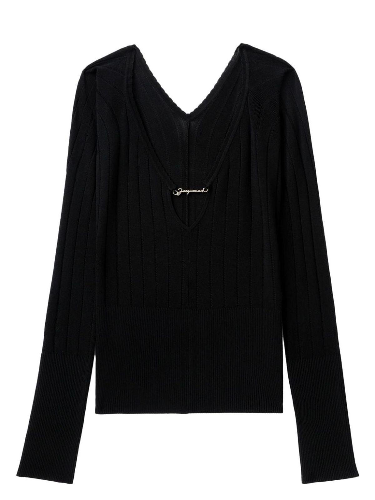 Jacquemus Women's Black Knit Top