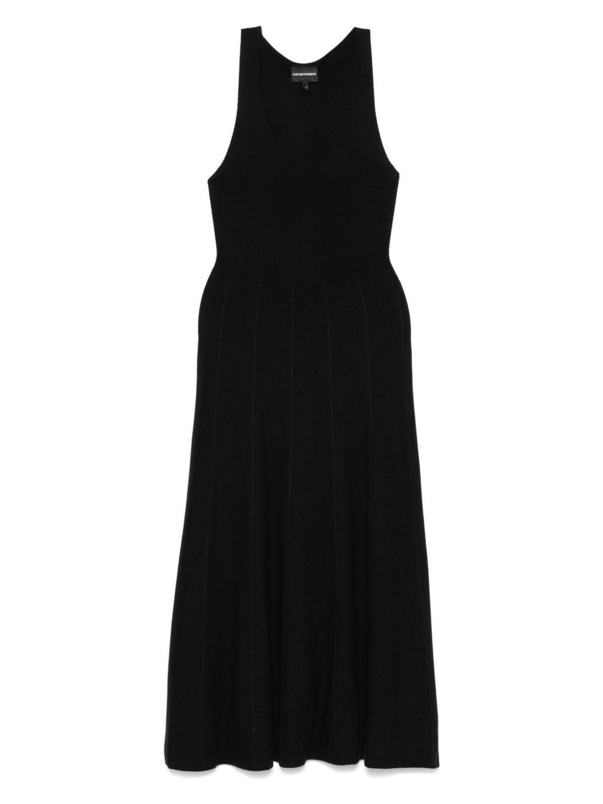 Emporio Armani Women's Midi Dress in Black