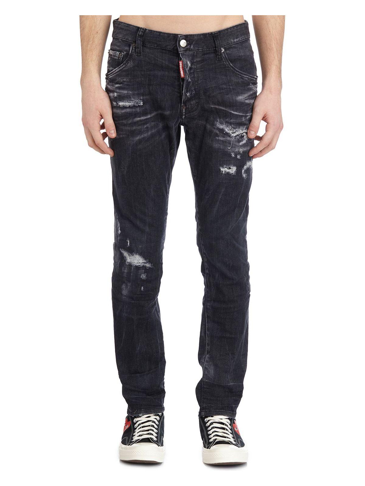 Dsquared2 Men's Skater Denim Pants in Grey