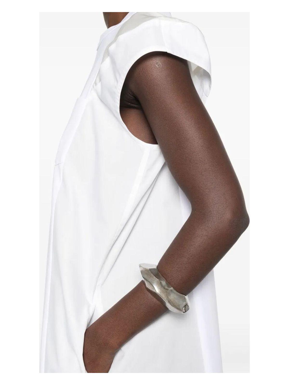 Sacai Women's Popeline X Cotton Jersey Dress in White