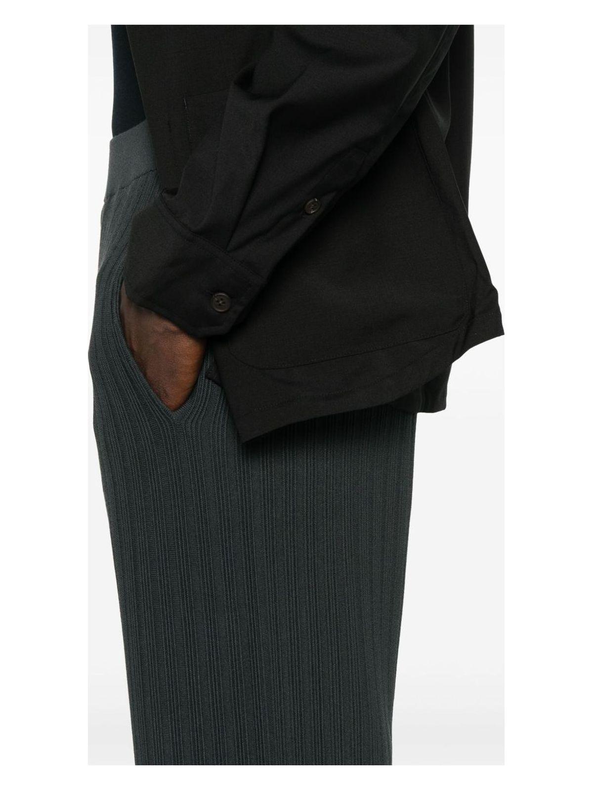 Emporio Armani Men's Cotton Trousers in Grey
