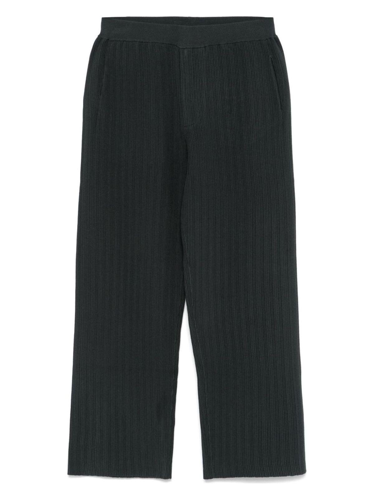 Emporio Armani Men's Cotton Trousers in Grey