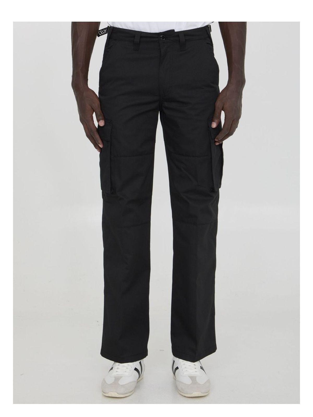 Celine Men's Cotton Blend Cargo Pants