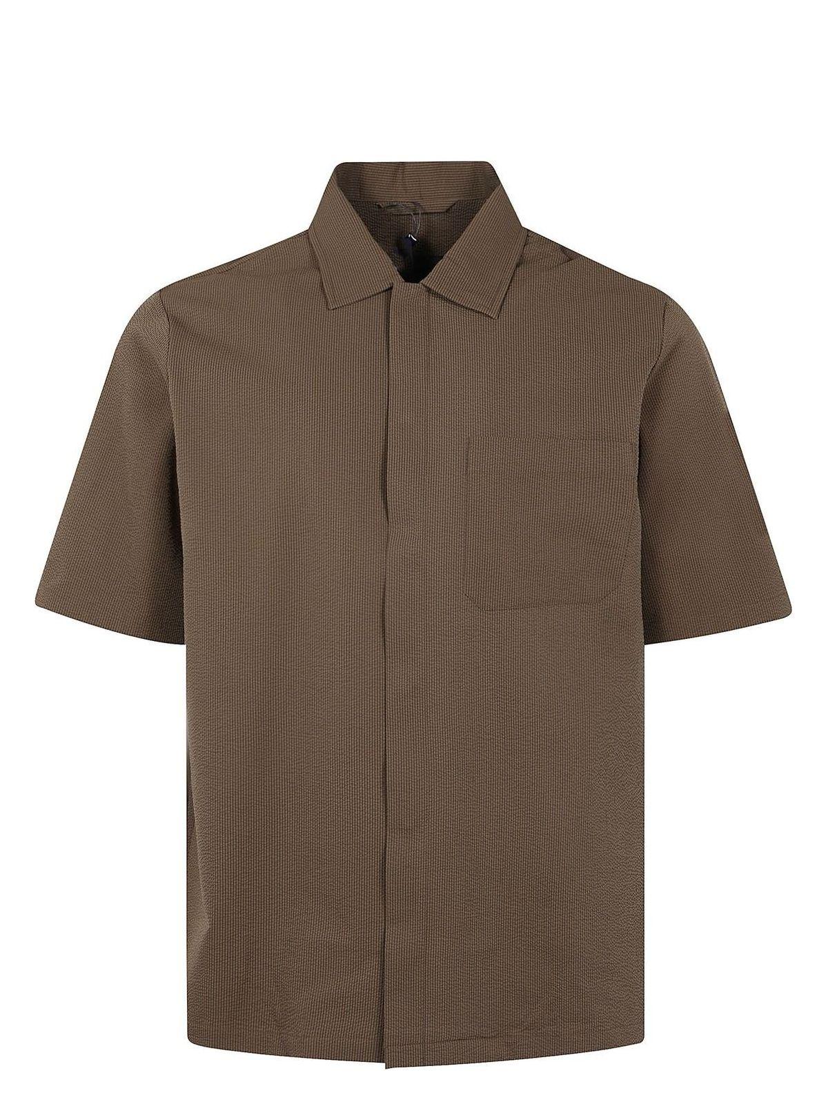 Herno Men's Man Shirt in Green