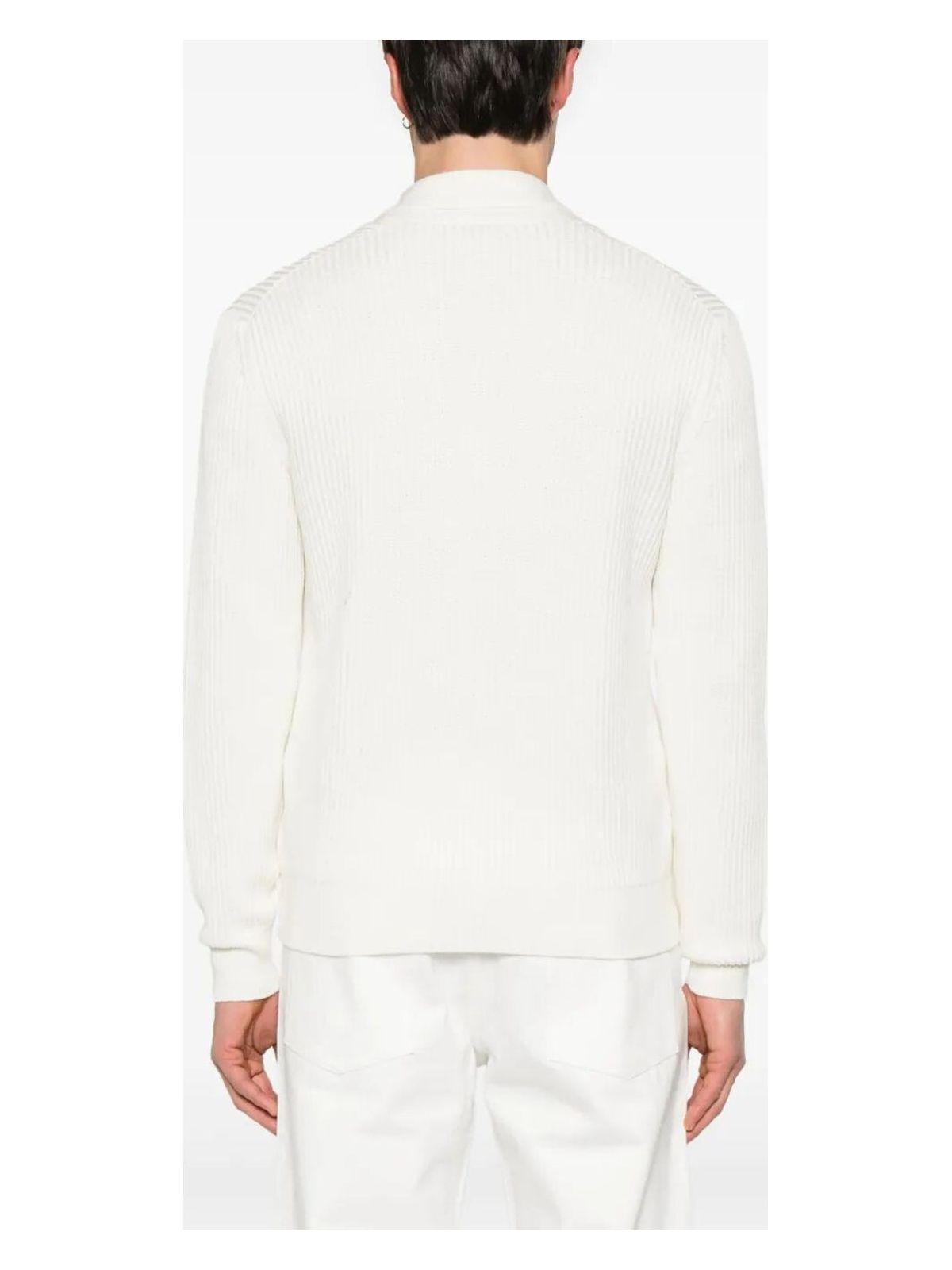 Tom Ford Men's Shawl Collar Knitwear in White