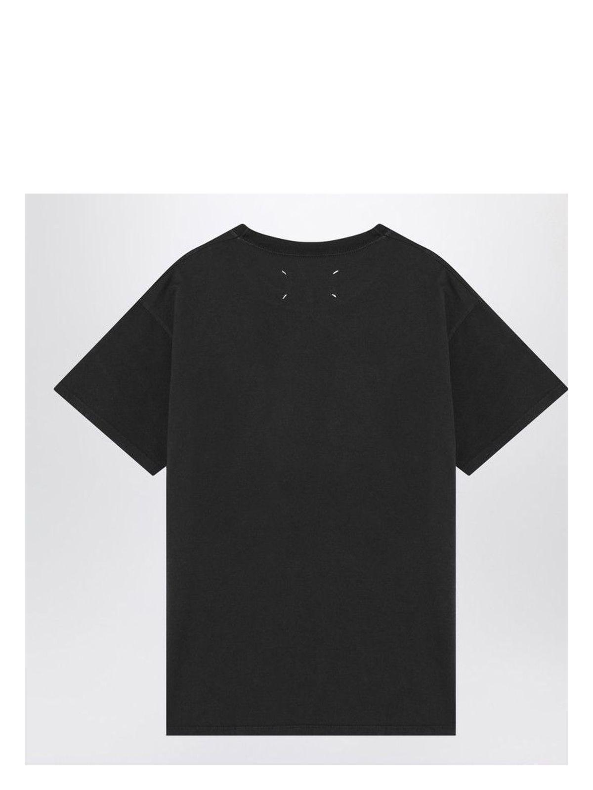 Maison Margiela Women's T-Shirt in Washed Black