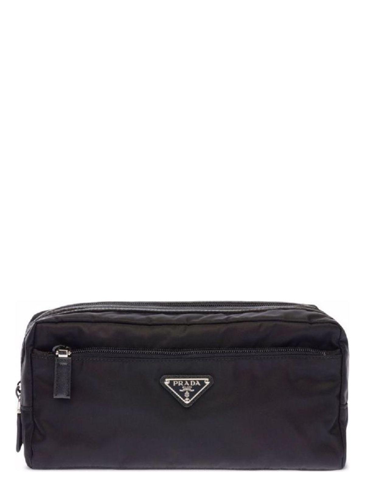 Prada Women's Re-Nylon Beauty Case in Black
