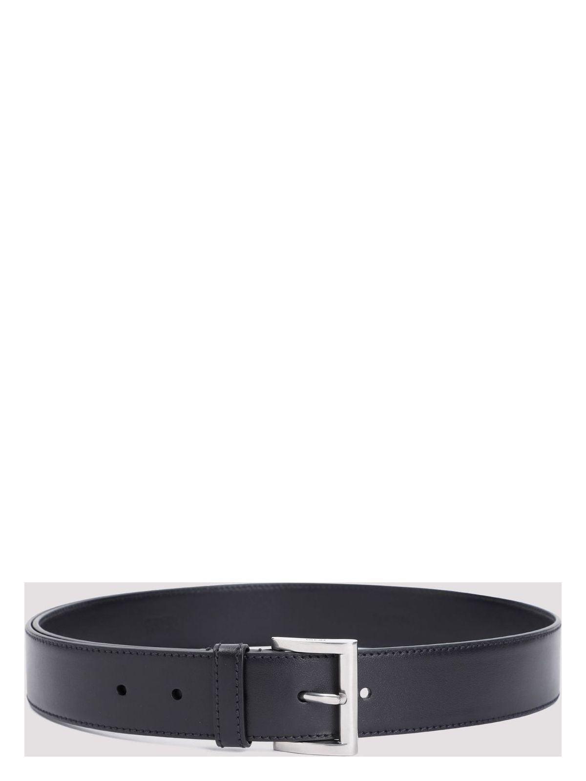 Prada Women's Leather Belt in Black