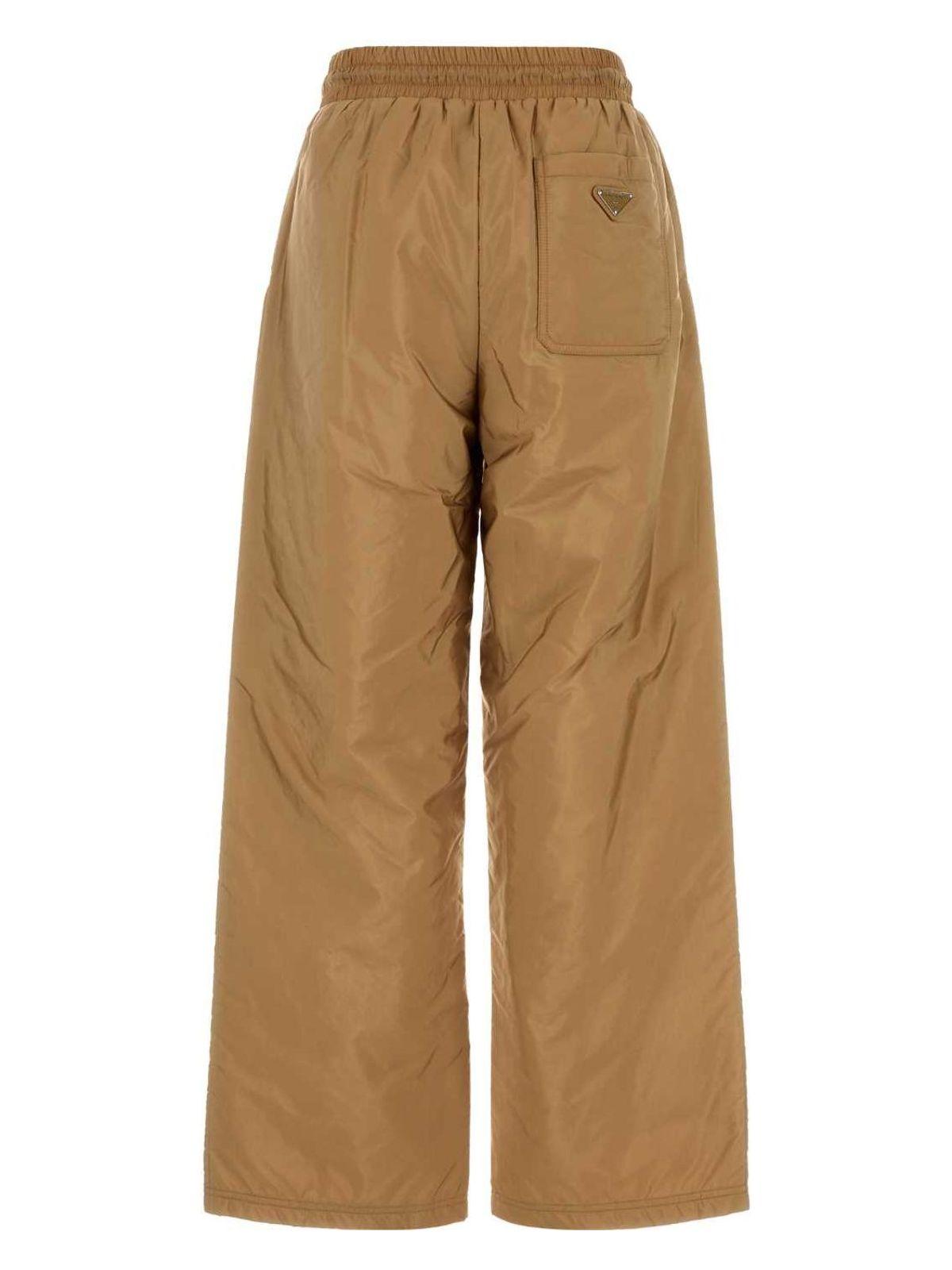 Prada Women's Re-Nylon Pant in Camel