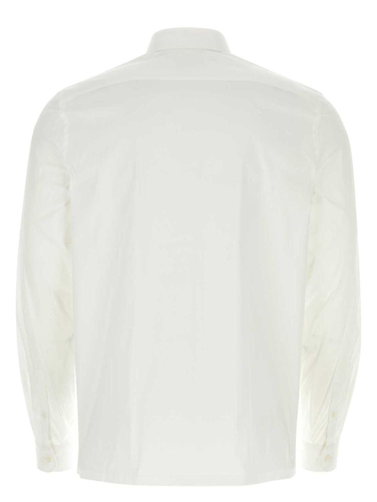 Prada Women's Poplin Shirt in White