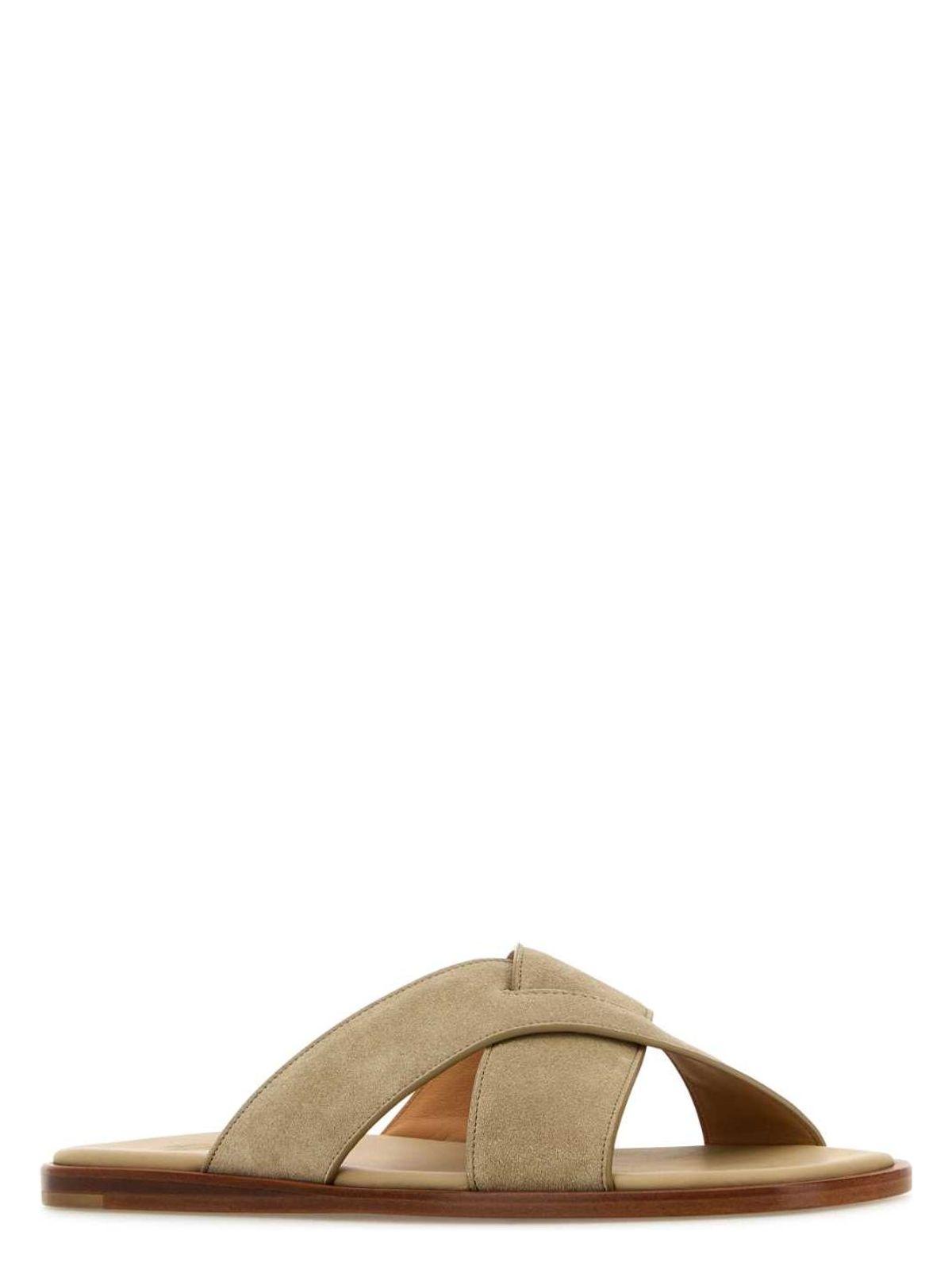 Church's Women's Sand Suede Slippers Sandal in Beige O Tan