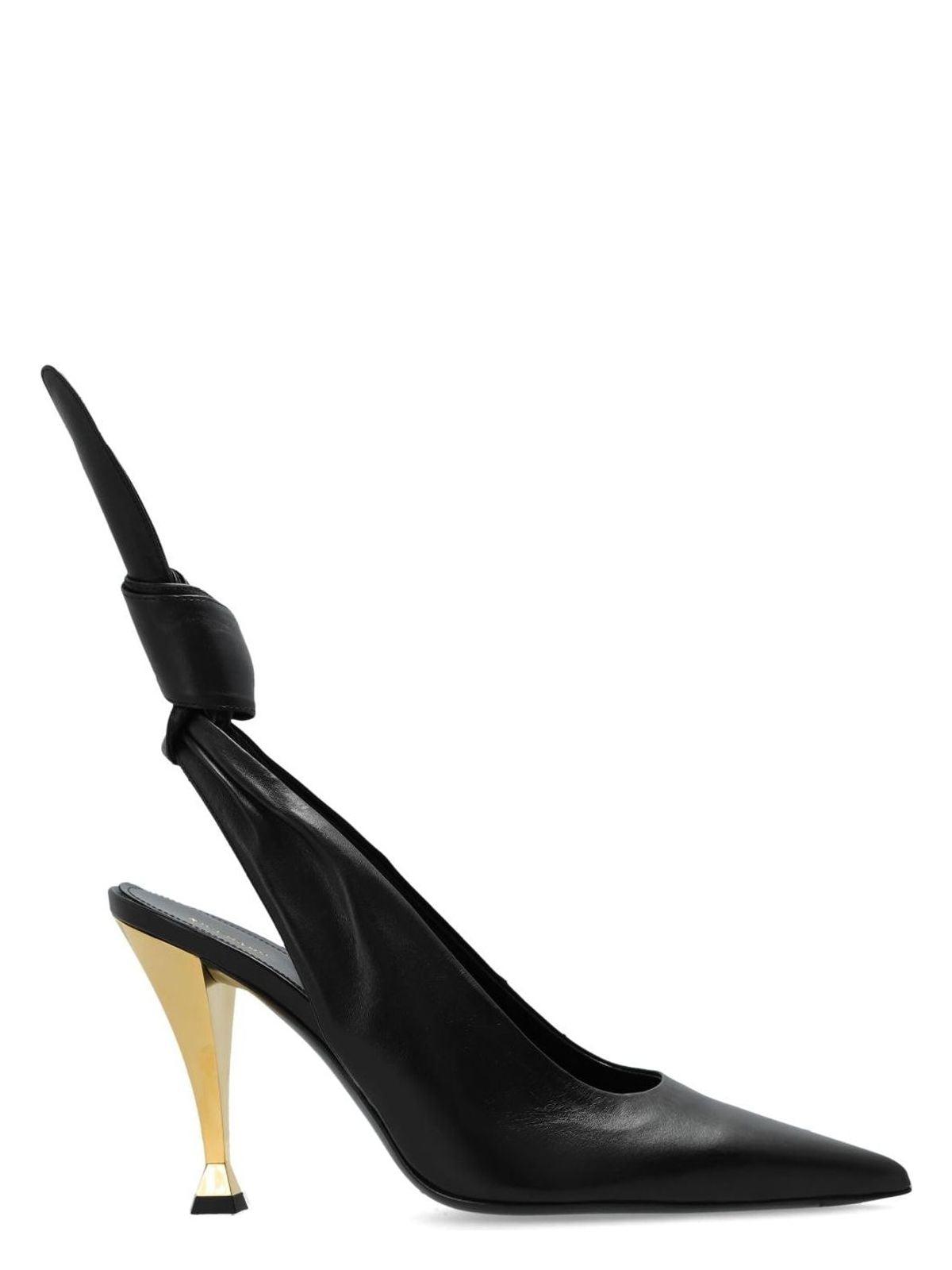 Givenchy Women's Beauw Knotted Slingback Pumps in Black