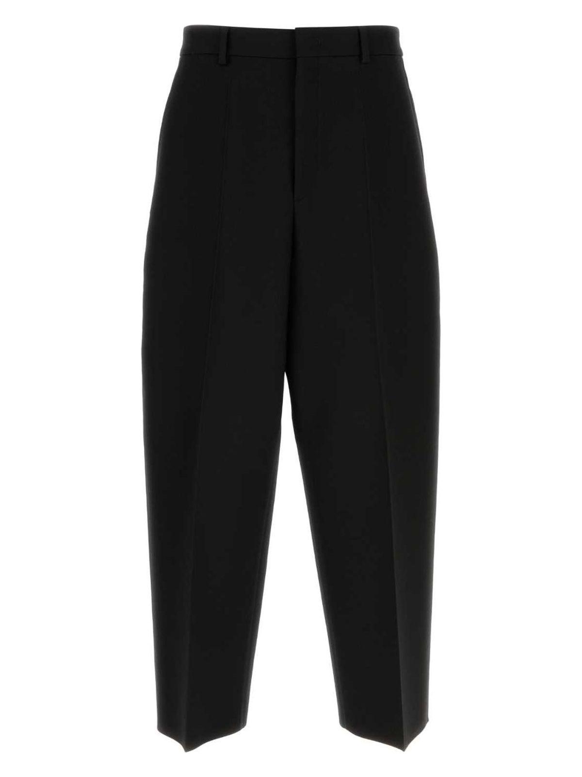Valentino Garavani Black Wool Blend Pant