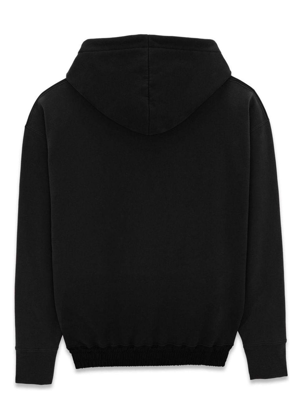 Saint Laurent Women's Cotton Sweatshirt in Black