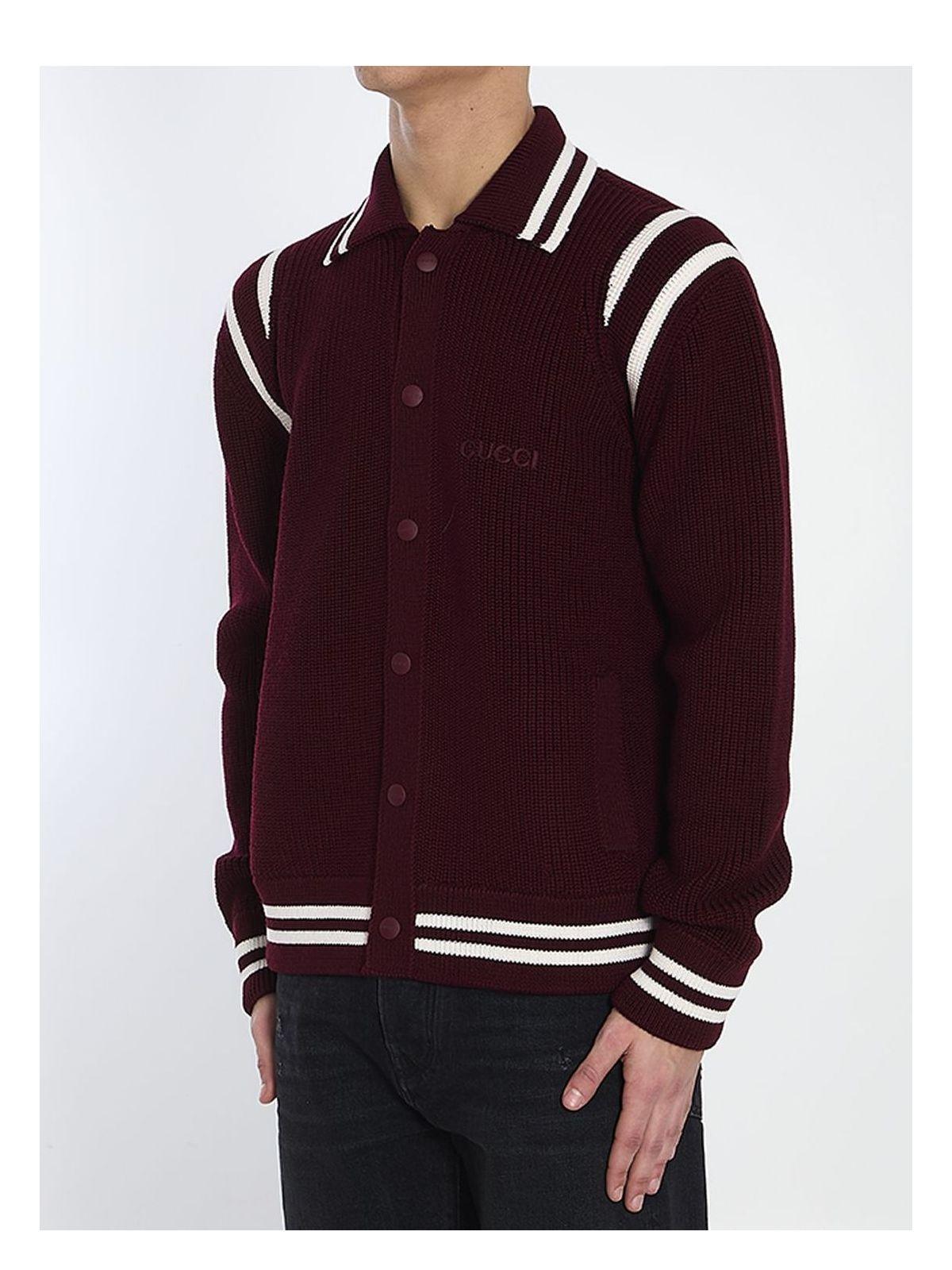 Gucci Wool Logo Cardigan
