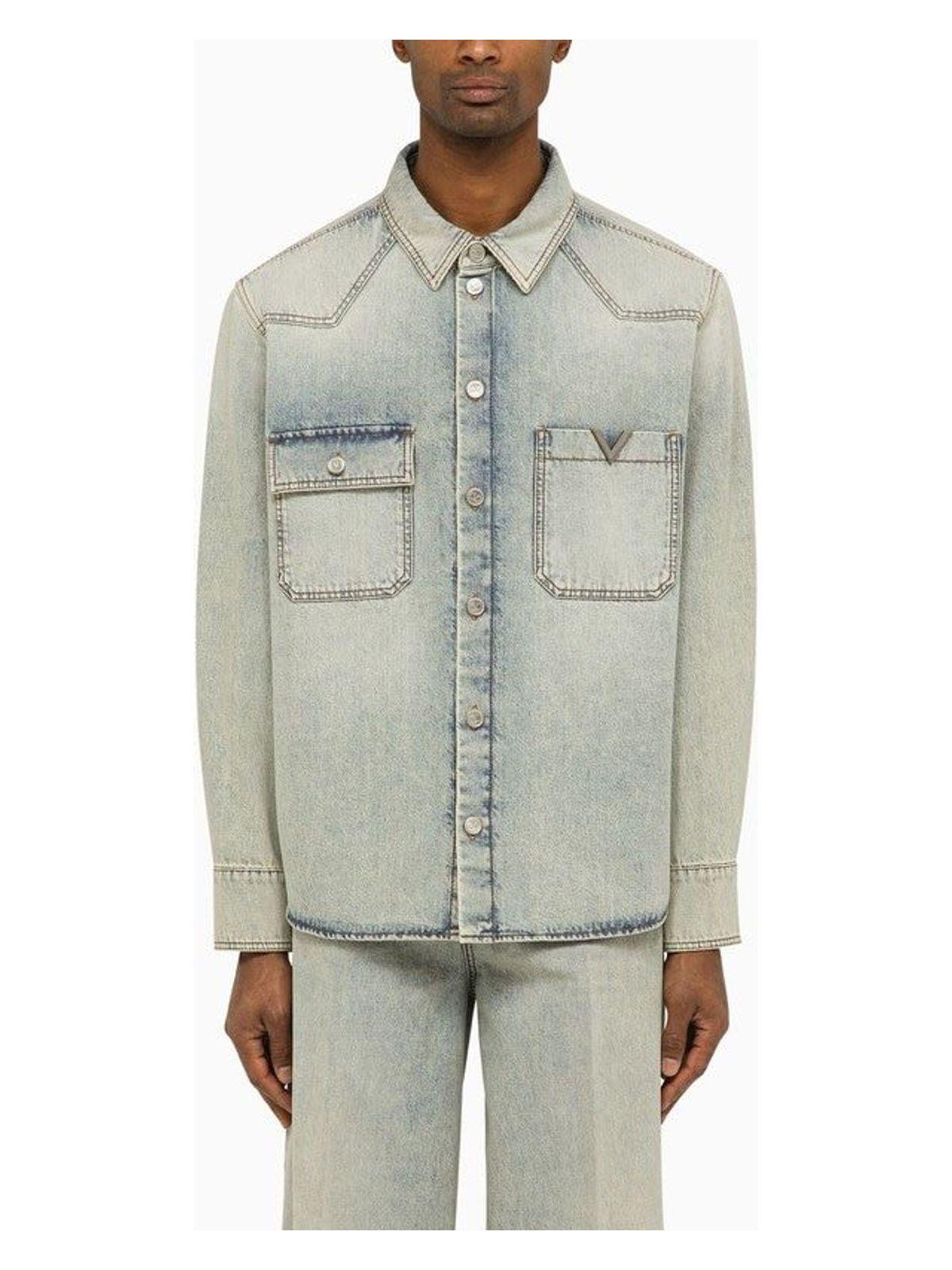 Valentino Garavani Light Blue Denim Shirt