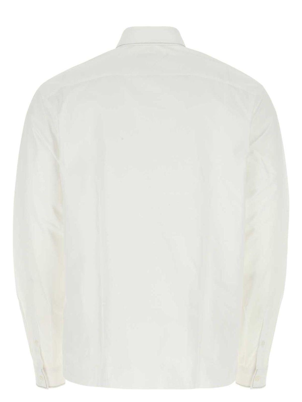 Prada White Poplin Shirt