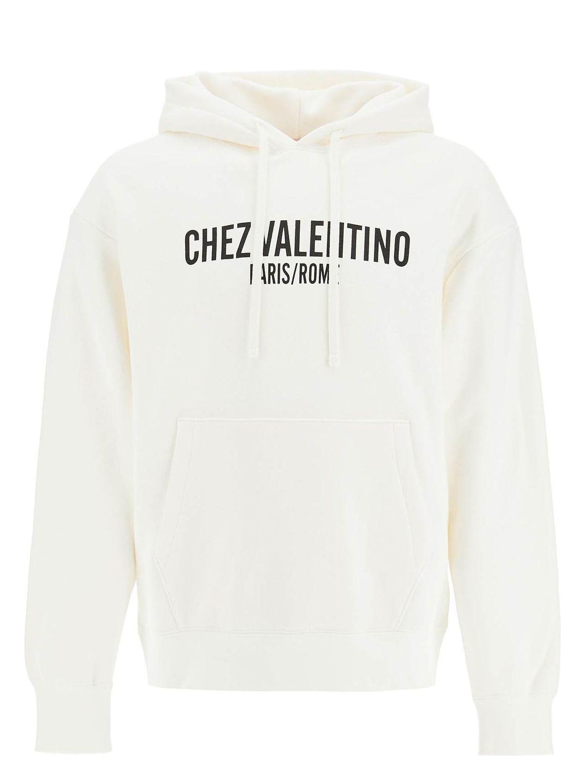 Valentino Garavani Ivory Cotton Sweatshirt