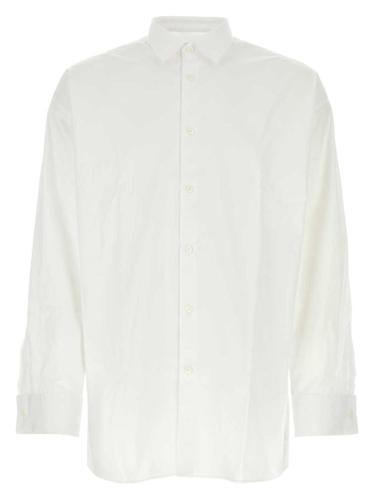 Prada Women's Poplin Shirt in White
