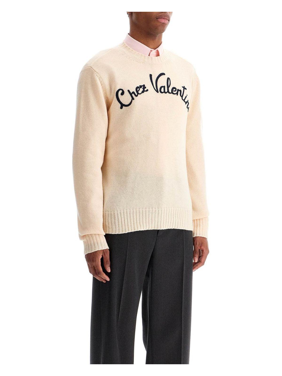Valentino Garavani Cream Wool Sweater