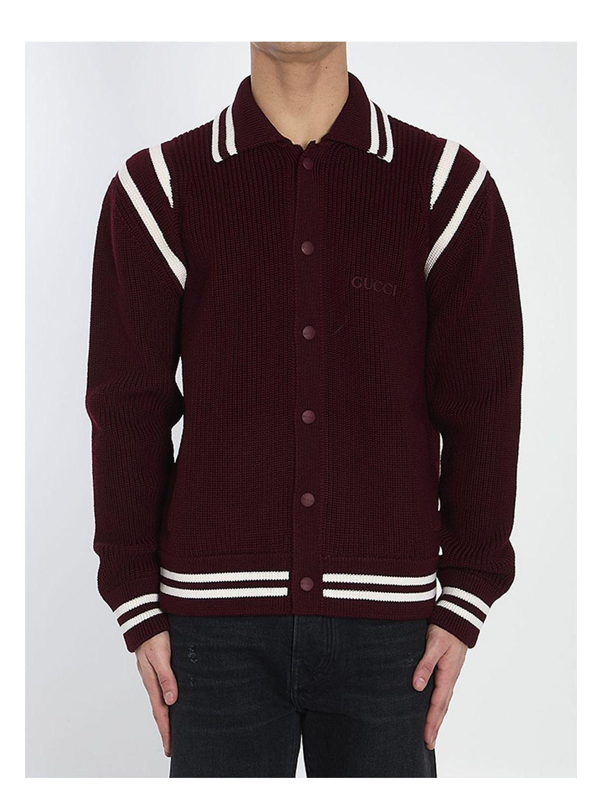Gucci Wool Logo Cardigan