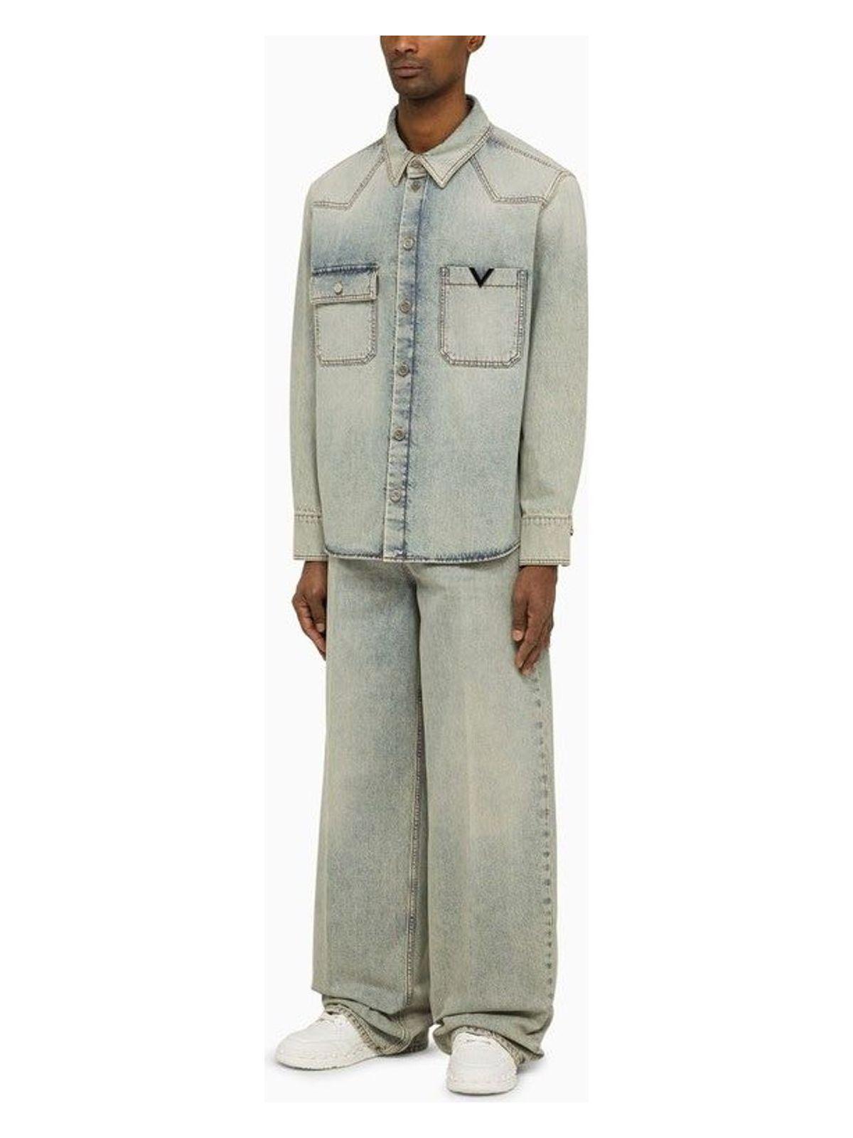 Valentino Garavani Light Blue Denim Shirt
