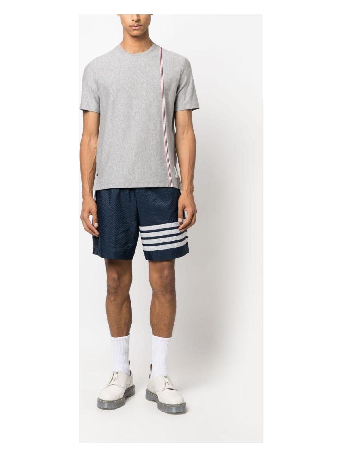Thom Browne Women's Cotton T-Shirt in Grey