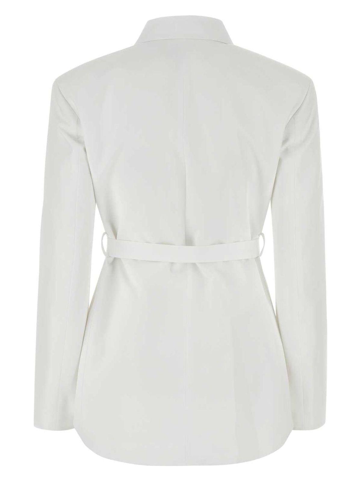 Valentino Women's Poplin Overcoat in White