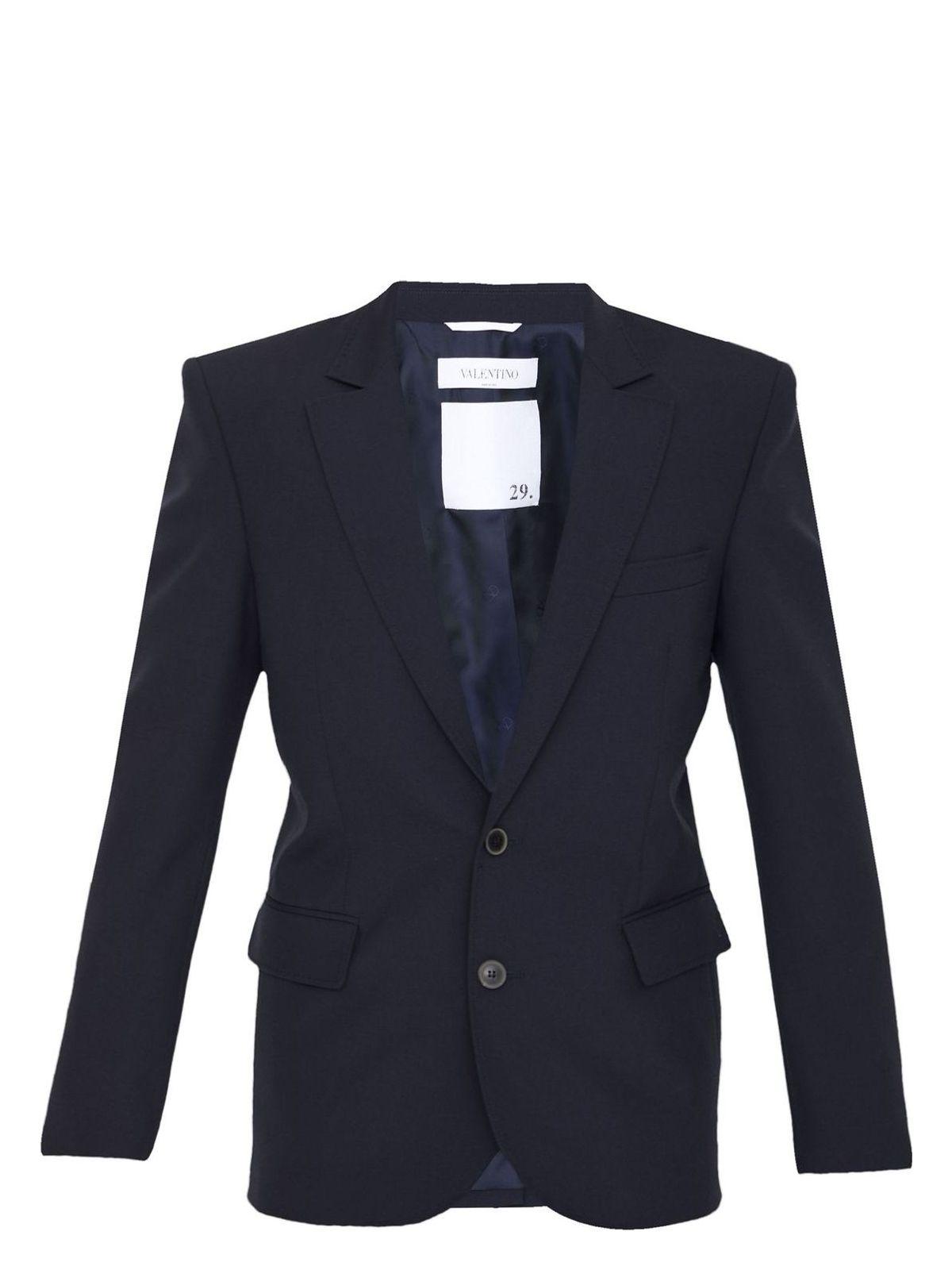 Valentino Garavani Women's Midnight Wool Blazer in Blue