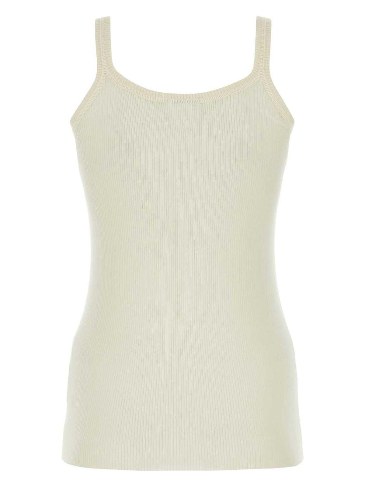 Bottega Veneta Ivory Wool Tank Top
