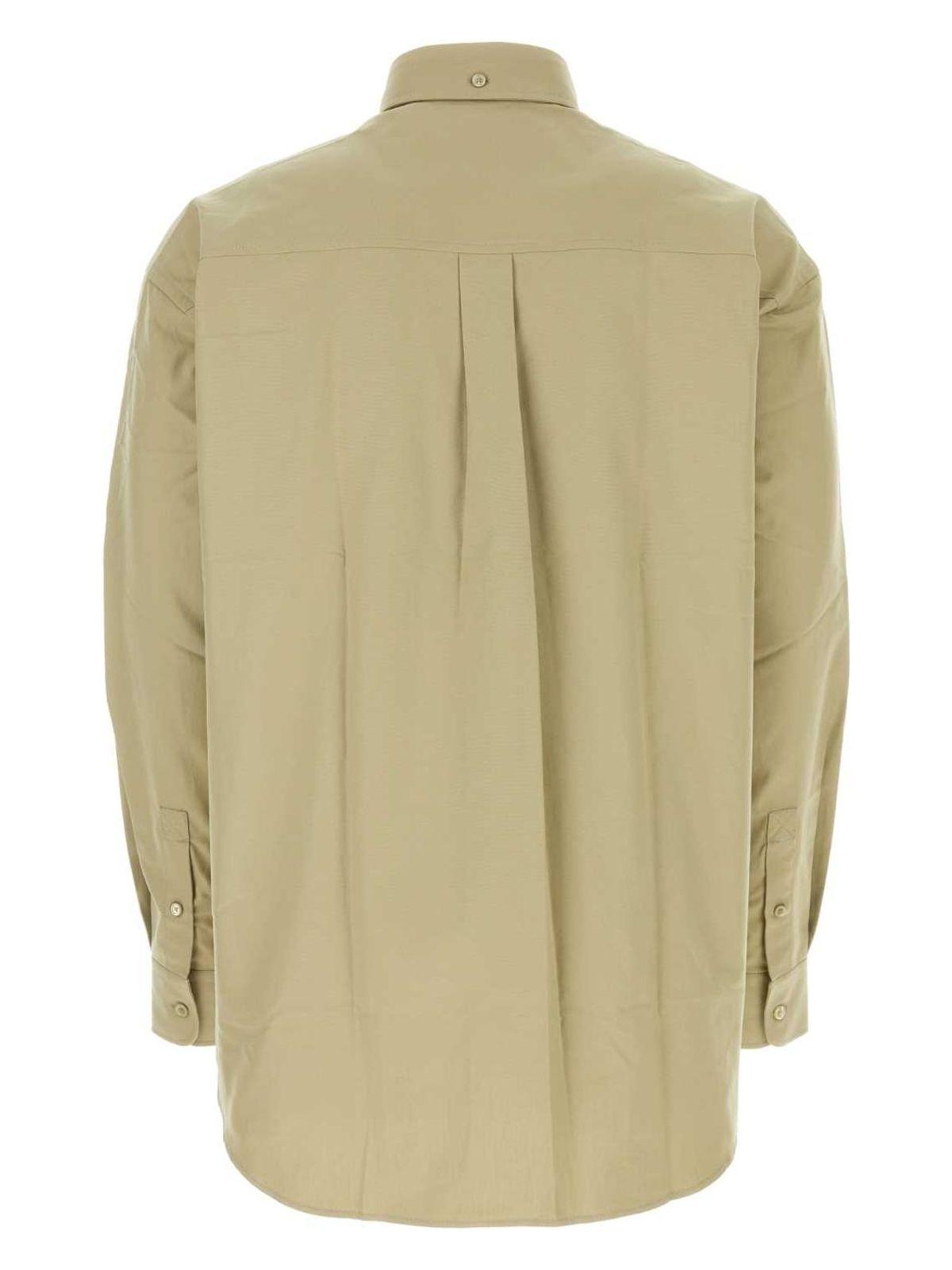 Burberry Army Green Oxford Shirt