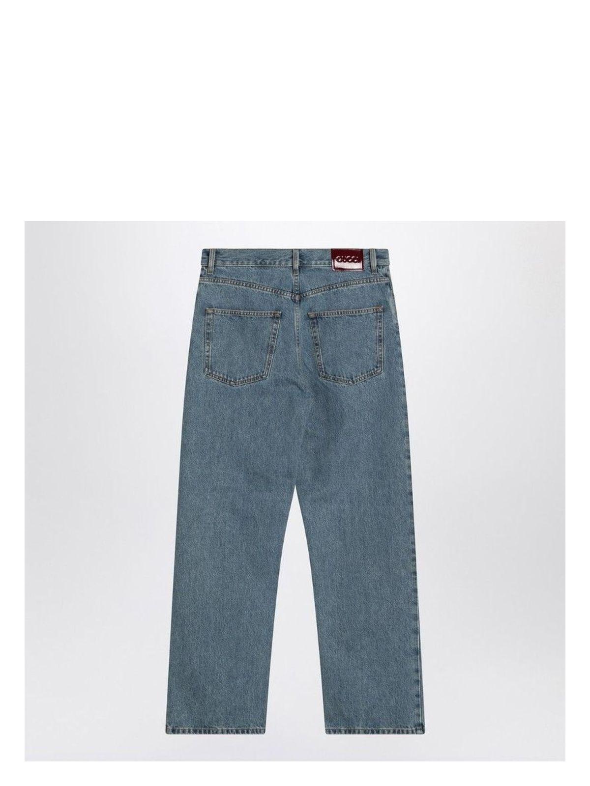 Gucci Women's Baggy Denim Cotton Jeans