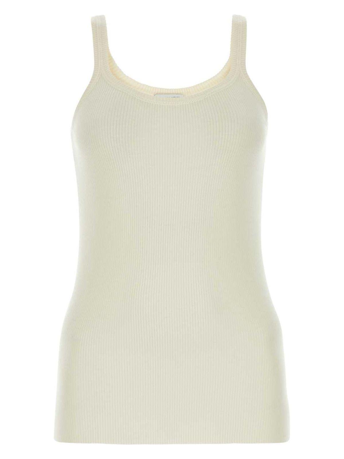Bottega Veneta Ivory Wool Tank Top