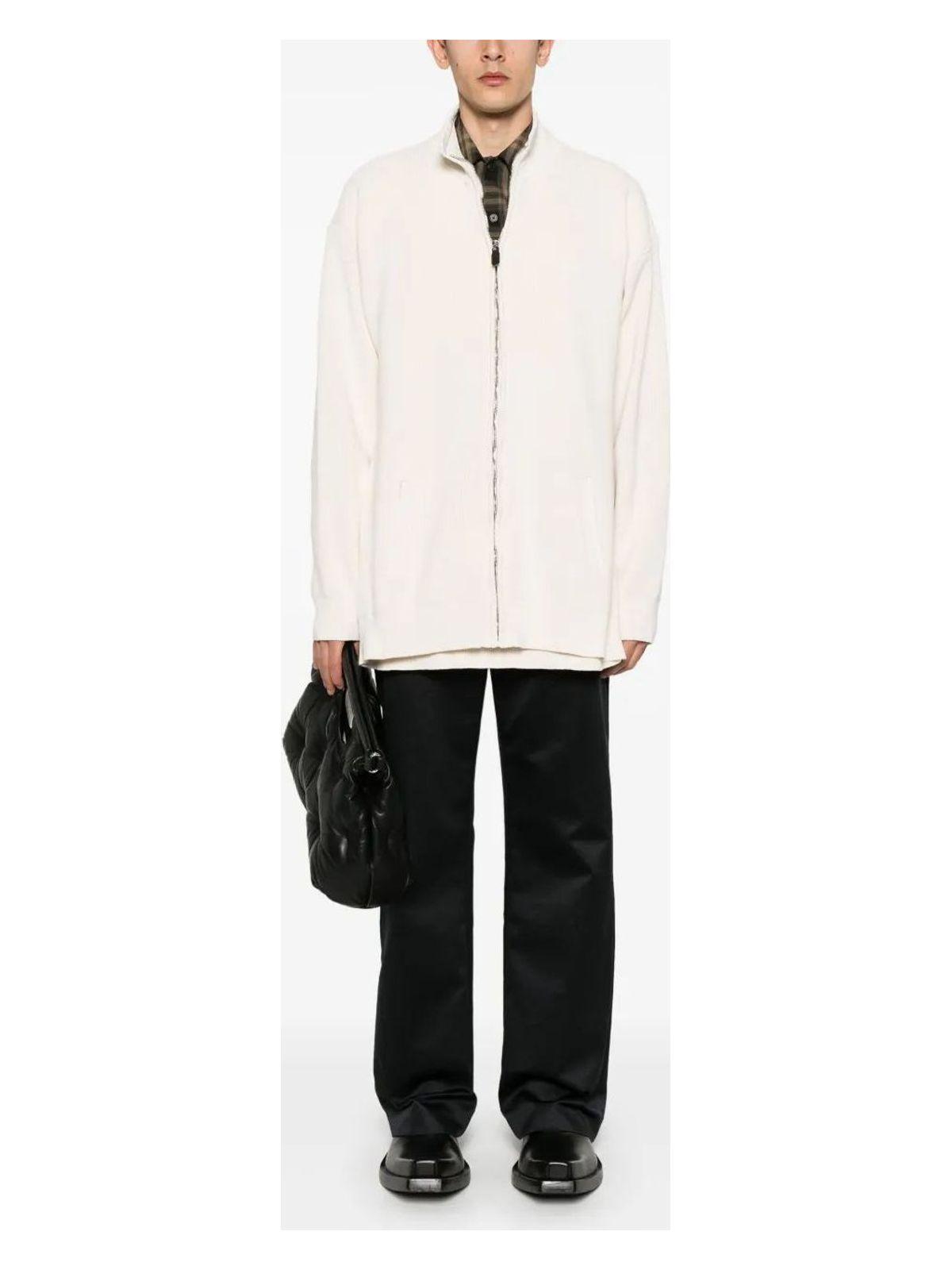 Balenciaga Cream Cotton And Polyester Sweater