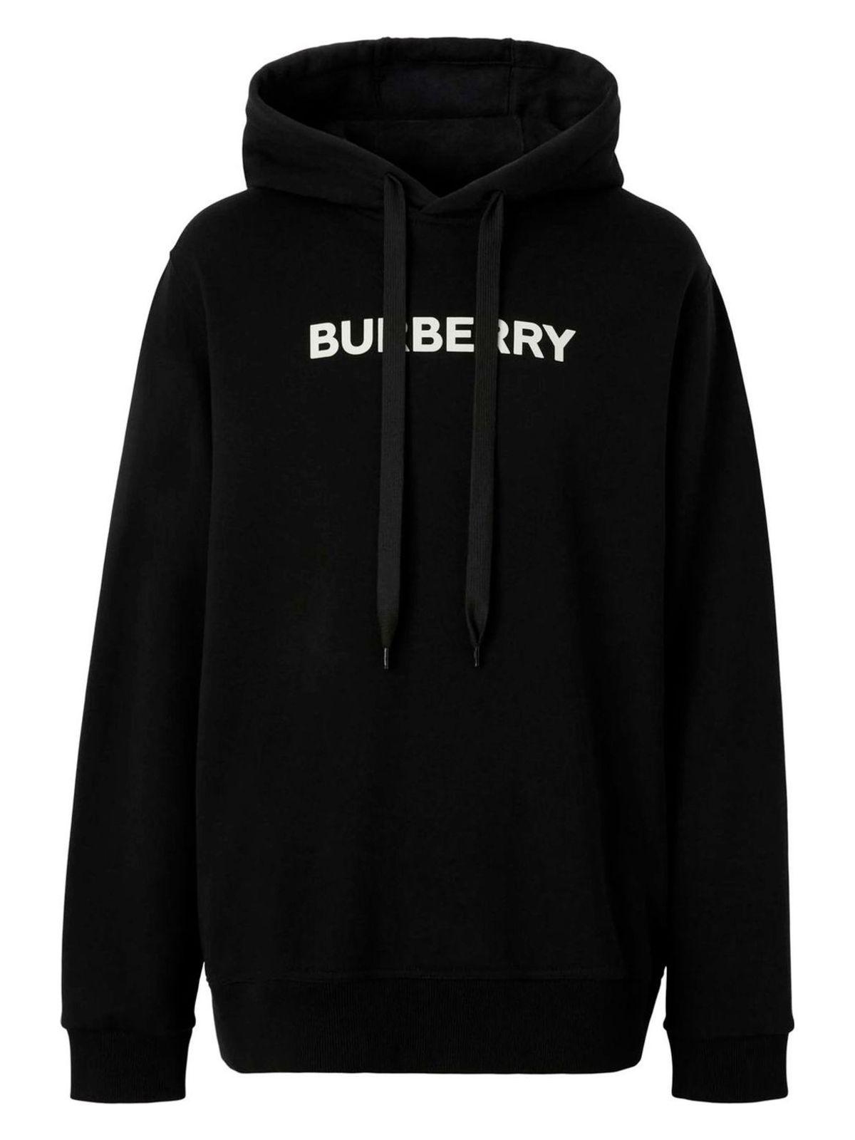 Burberry Black Cotton Sweatshirt