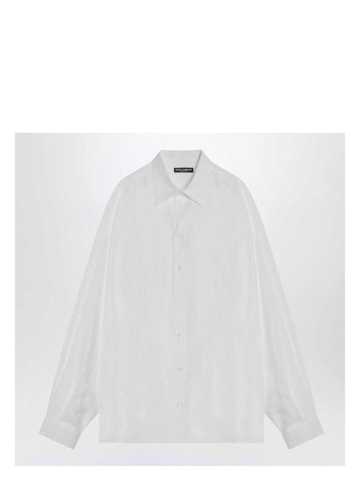 Dolce & Gabbana Linen Shirt in White