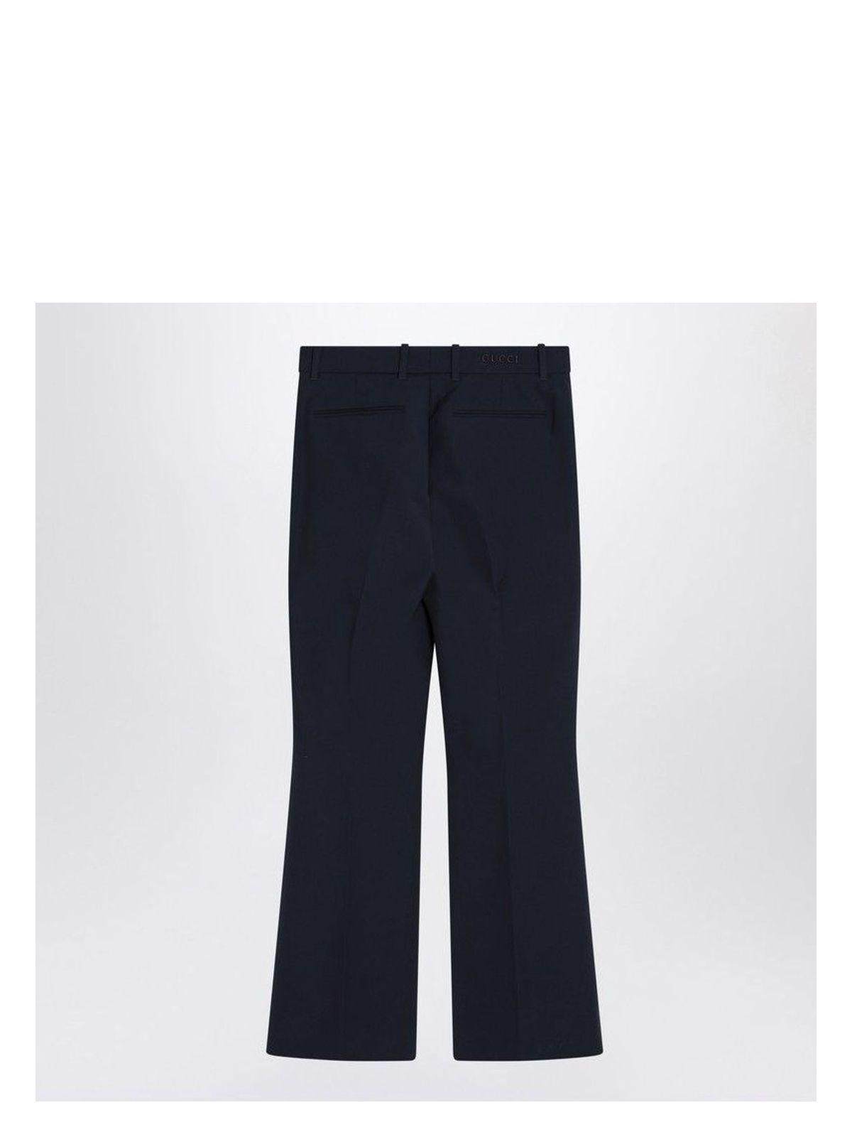 Gucci Cotton Trousers in Blue