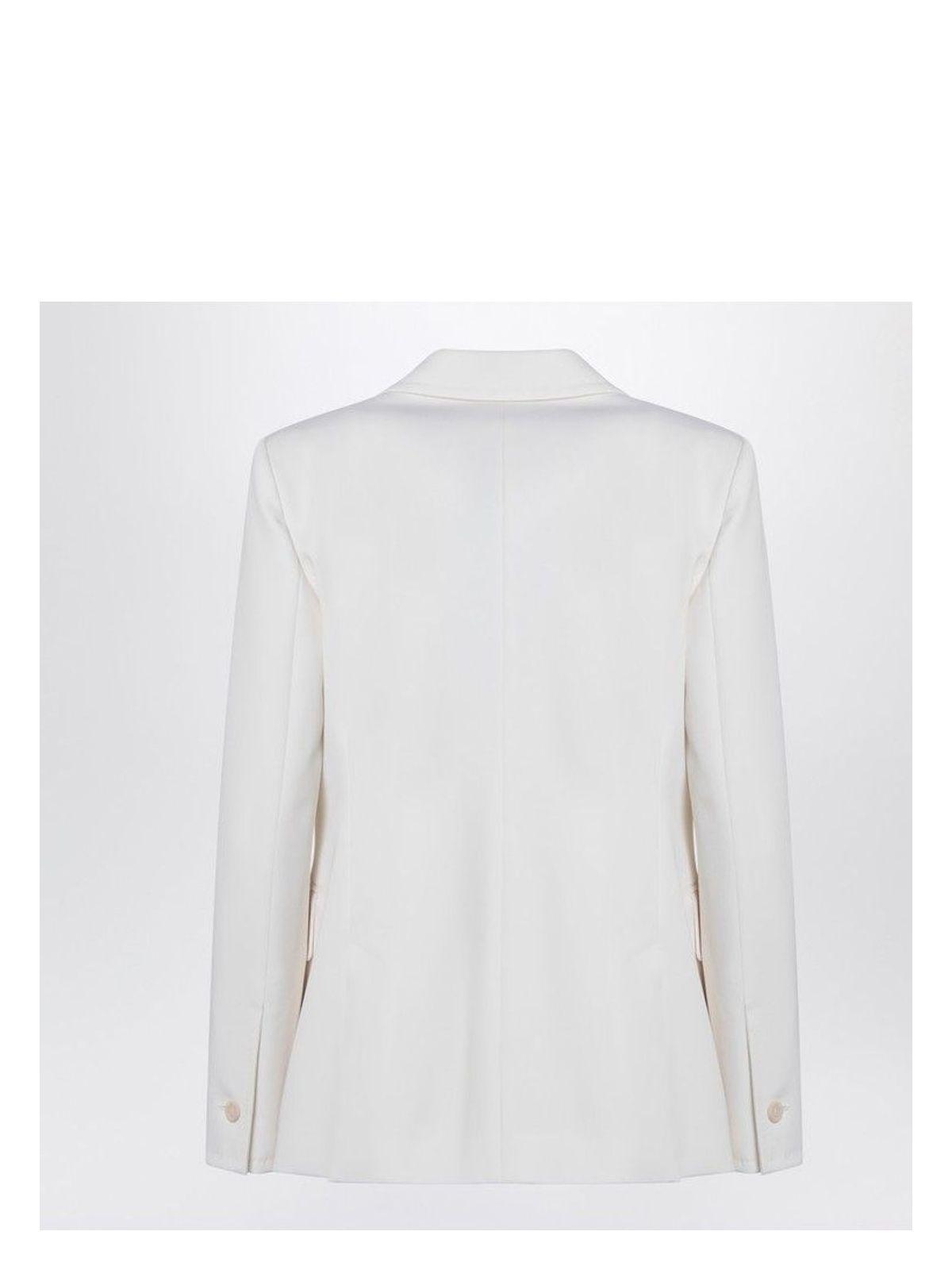 Max Mara Women's Single-Breasted Jacket In Wool in White