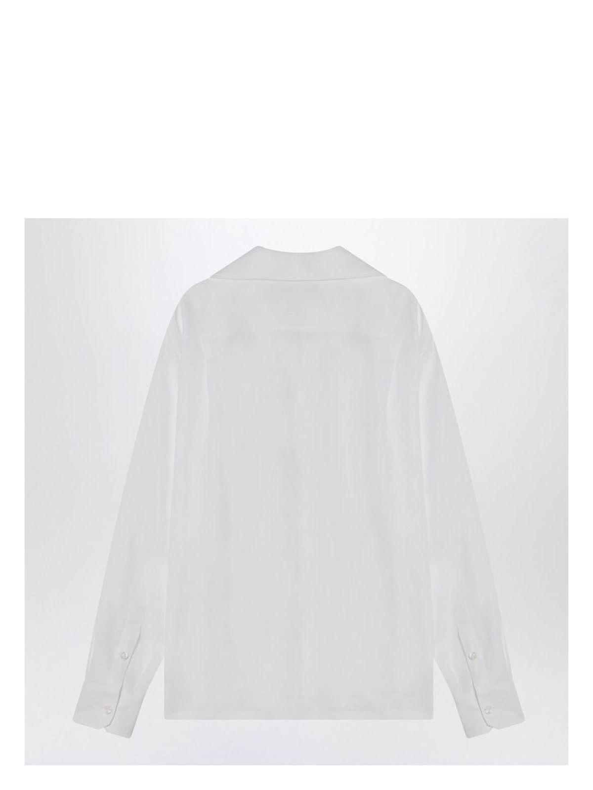 Dolce & Gabbana White Linen Shirt