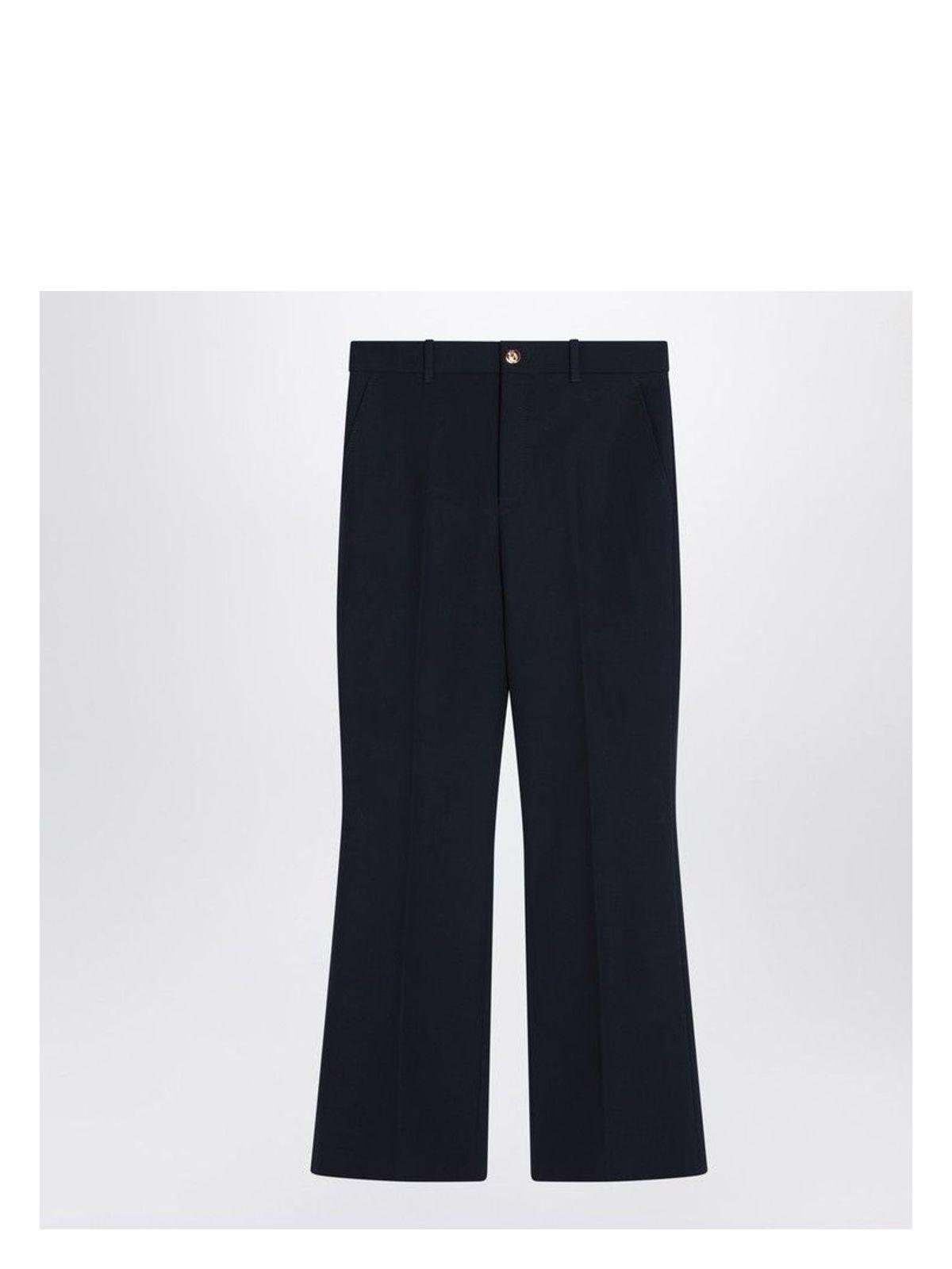 Gucci Cotton Trousers in Blue