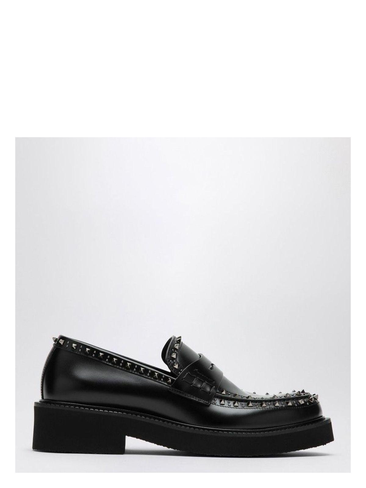 Valentino Garavani GentleGlam Loafer With Studs in Black