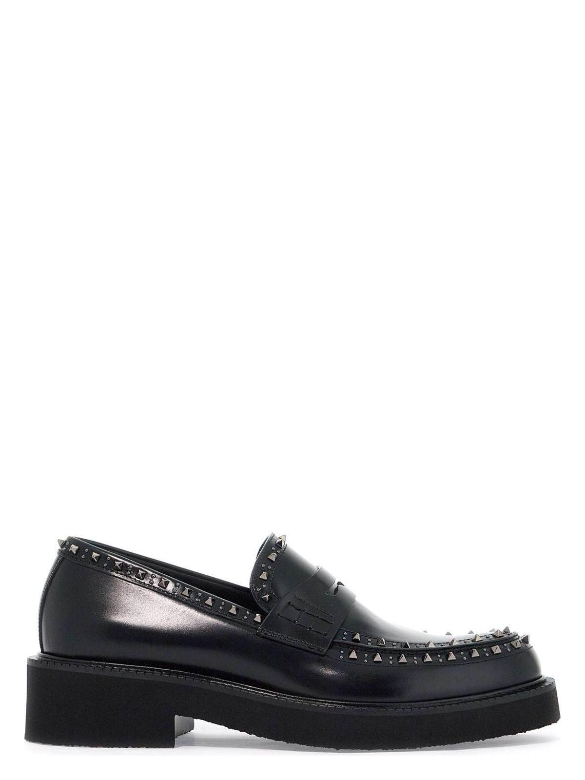 Valentino Garavani GentleGlam Loafer With Studs in Black